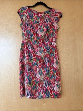 Silk Cap Sleeve Dress
